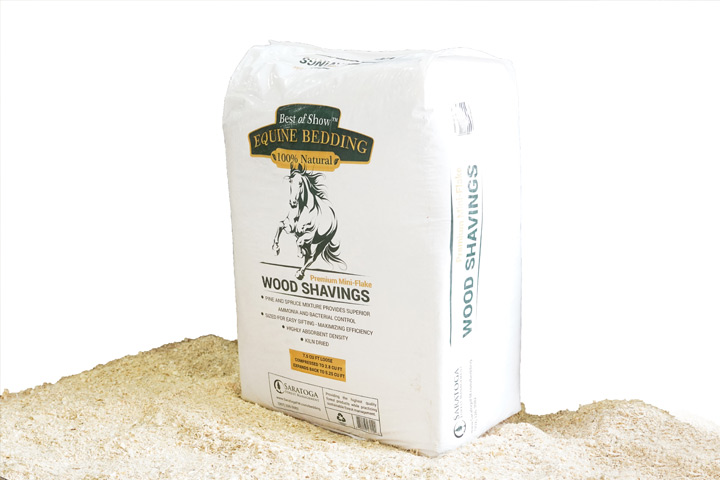 White Bag Wood Shavings